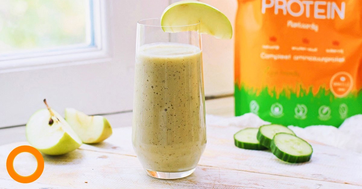 Eiwitrijke avocado komkommer smoothie Orangefit®