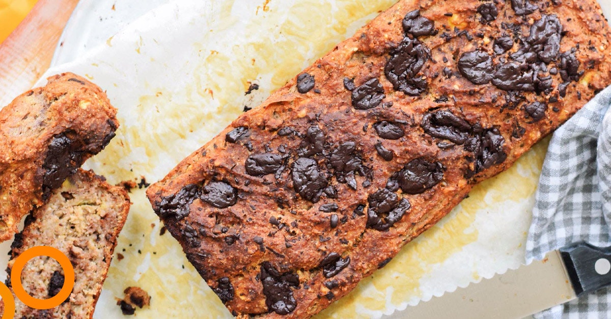 Eiwitrijk bananenbrood