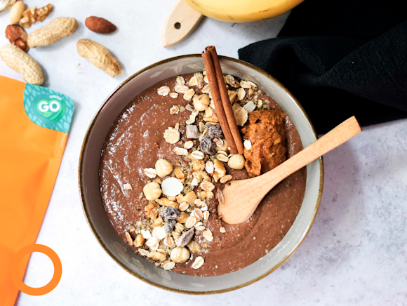 Protein-Packed Chocolate Smoothie Bowl