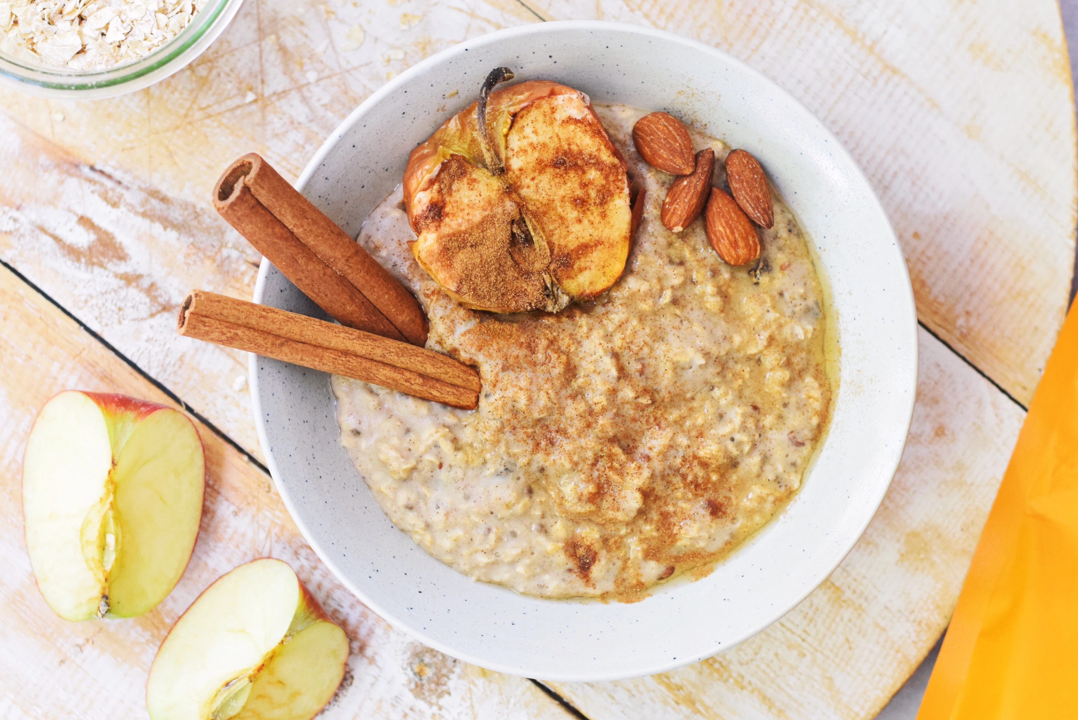 Appeltaart havermout bowl