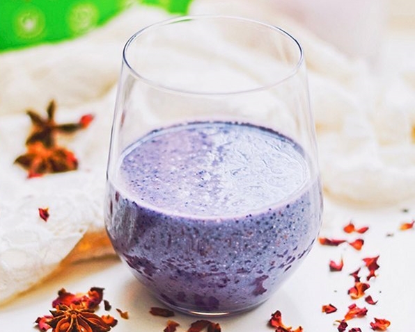 Heidelbeer-Vanille-Smoothie