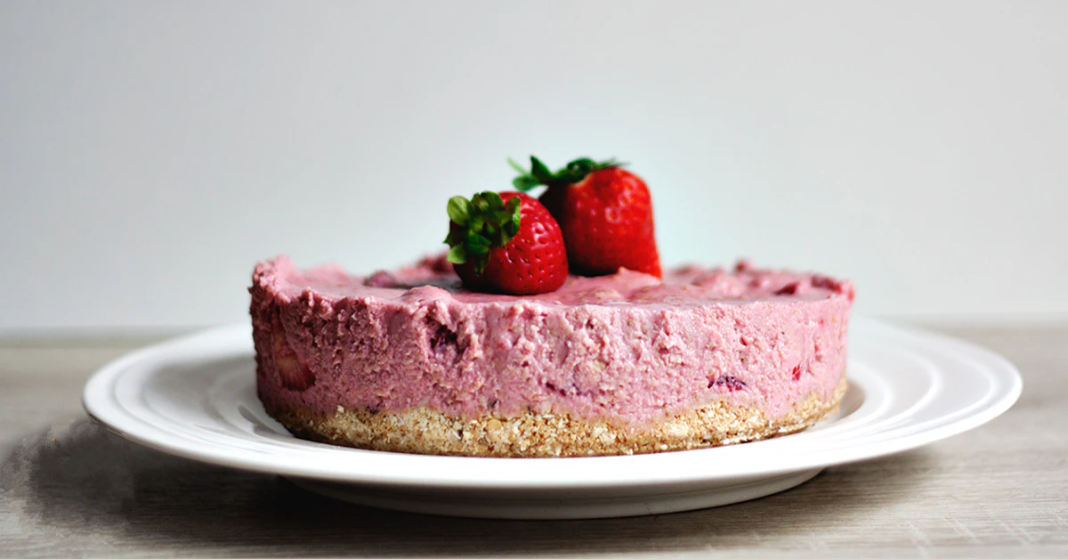 eiwitrijke-aardbeien-bavarois