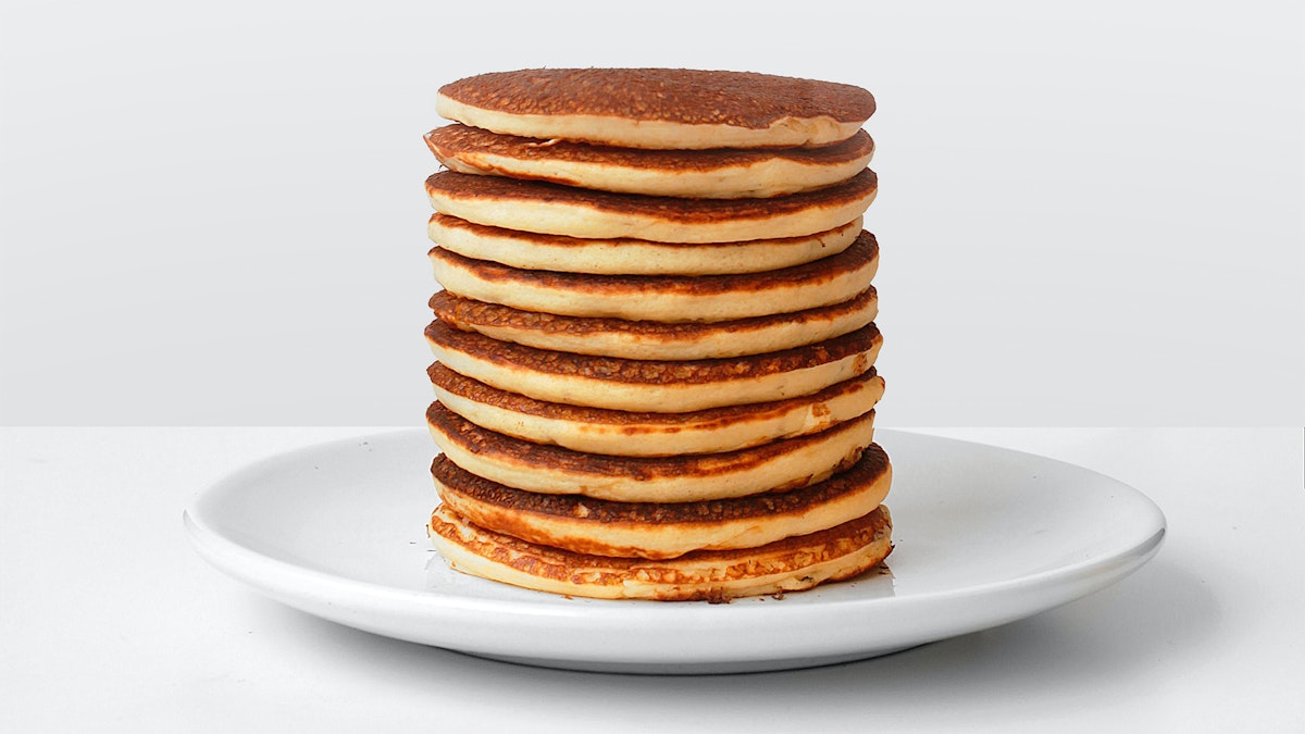 Pancakes with Greens