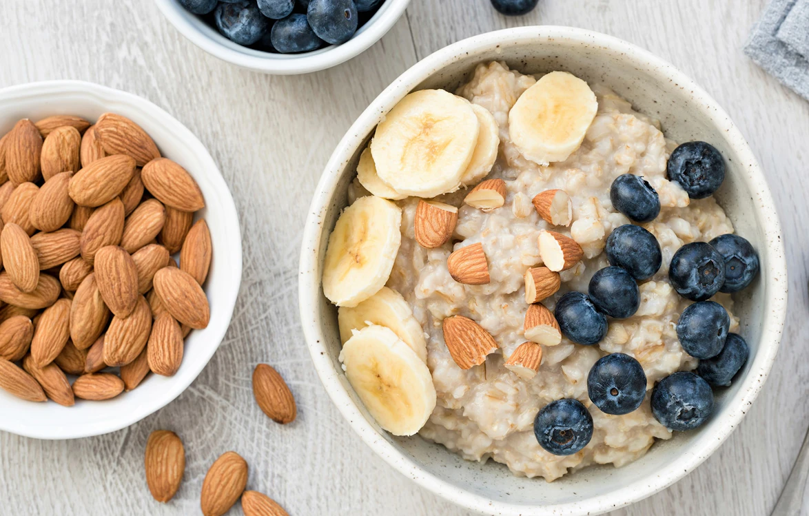 Plantaardige havermoutpap