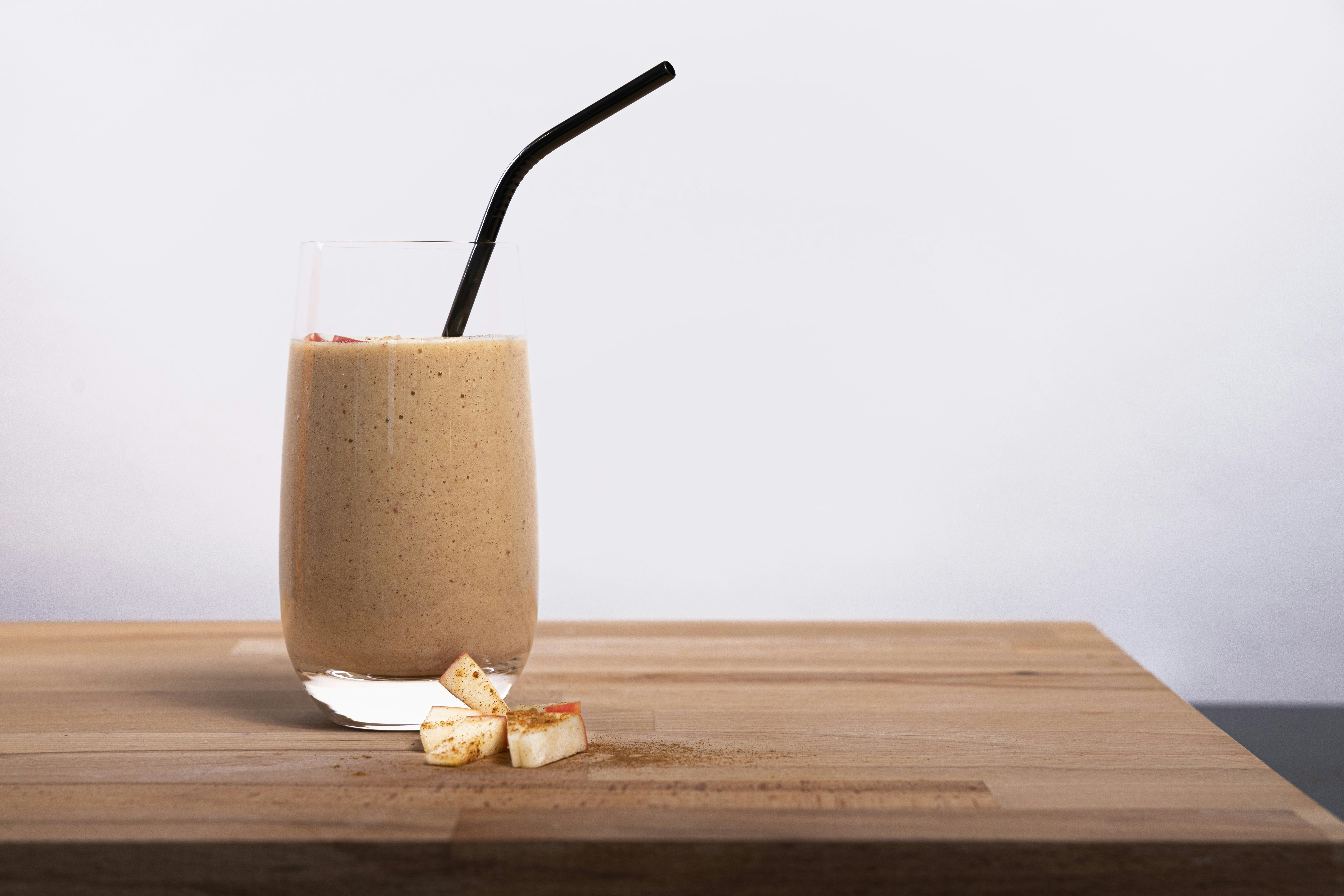 Apfel Karamell Protein Smoothie