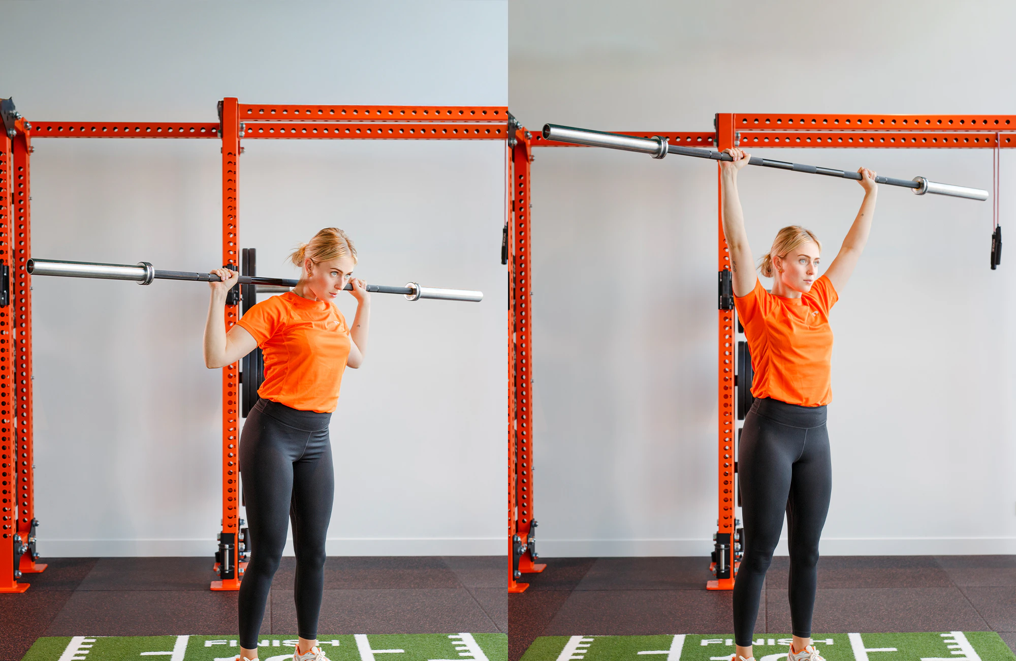 Behind shoulder press
