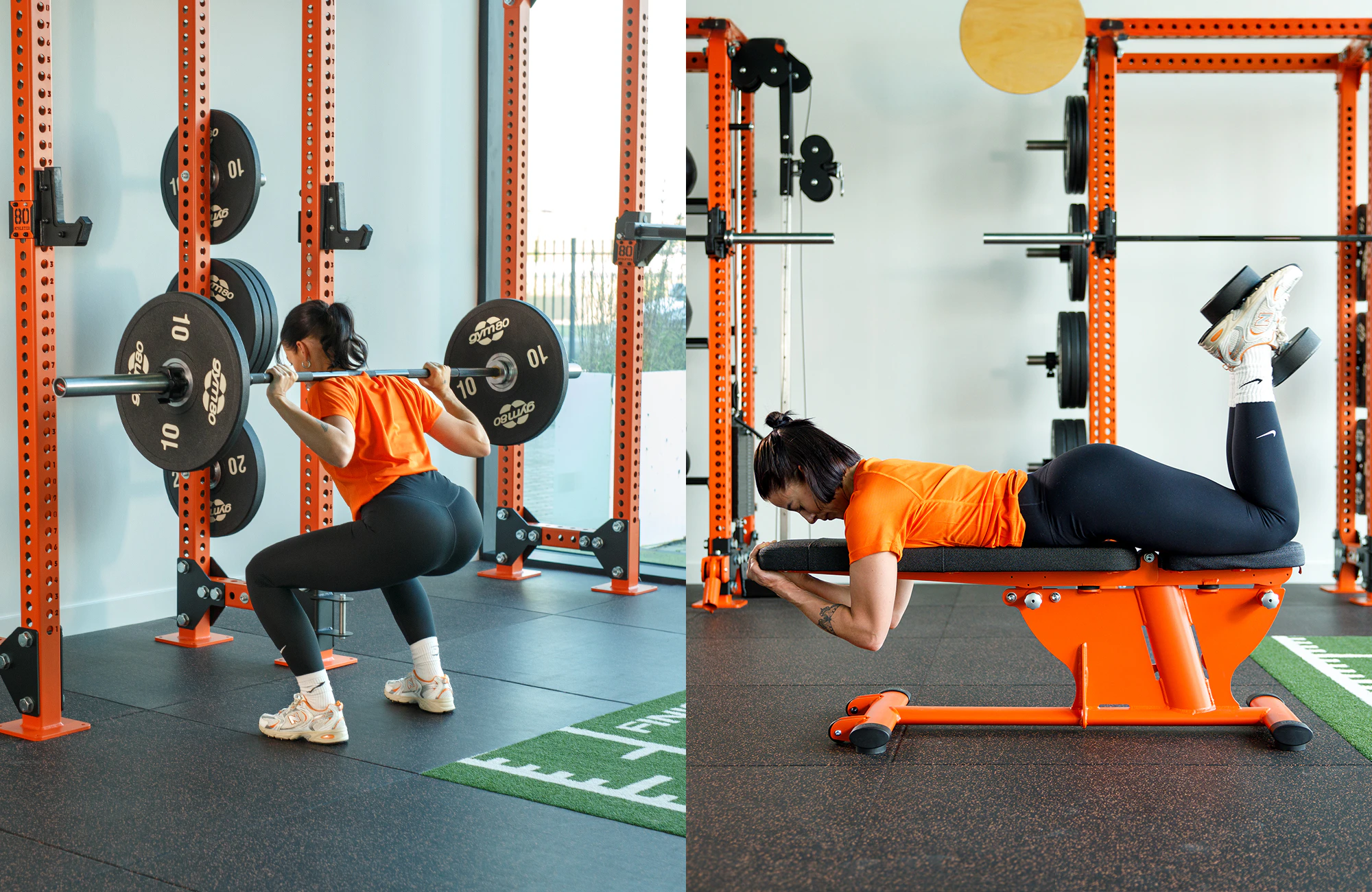 Voorbeeld compoundoefening langere rust en isolatieoefening kortere rust