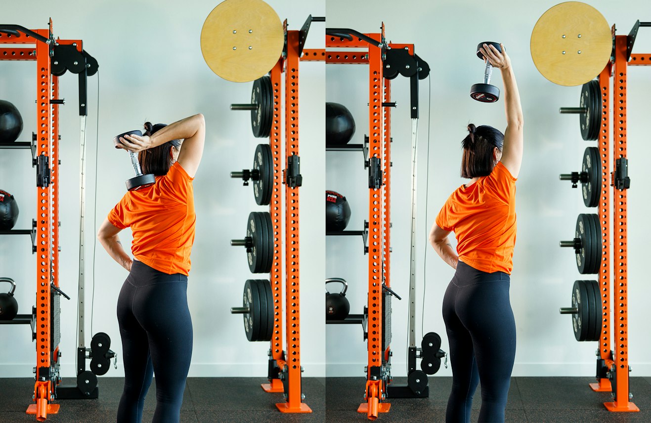 Overhead Activities Armen trainen als vrouw: deze 3 oefeningen heb je nodig