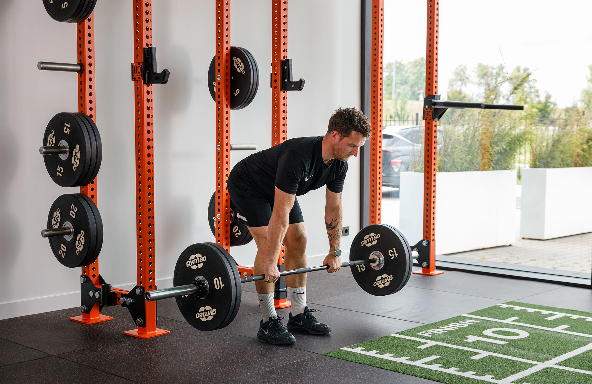 Laagste positie Romanian deadlift
