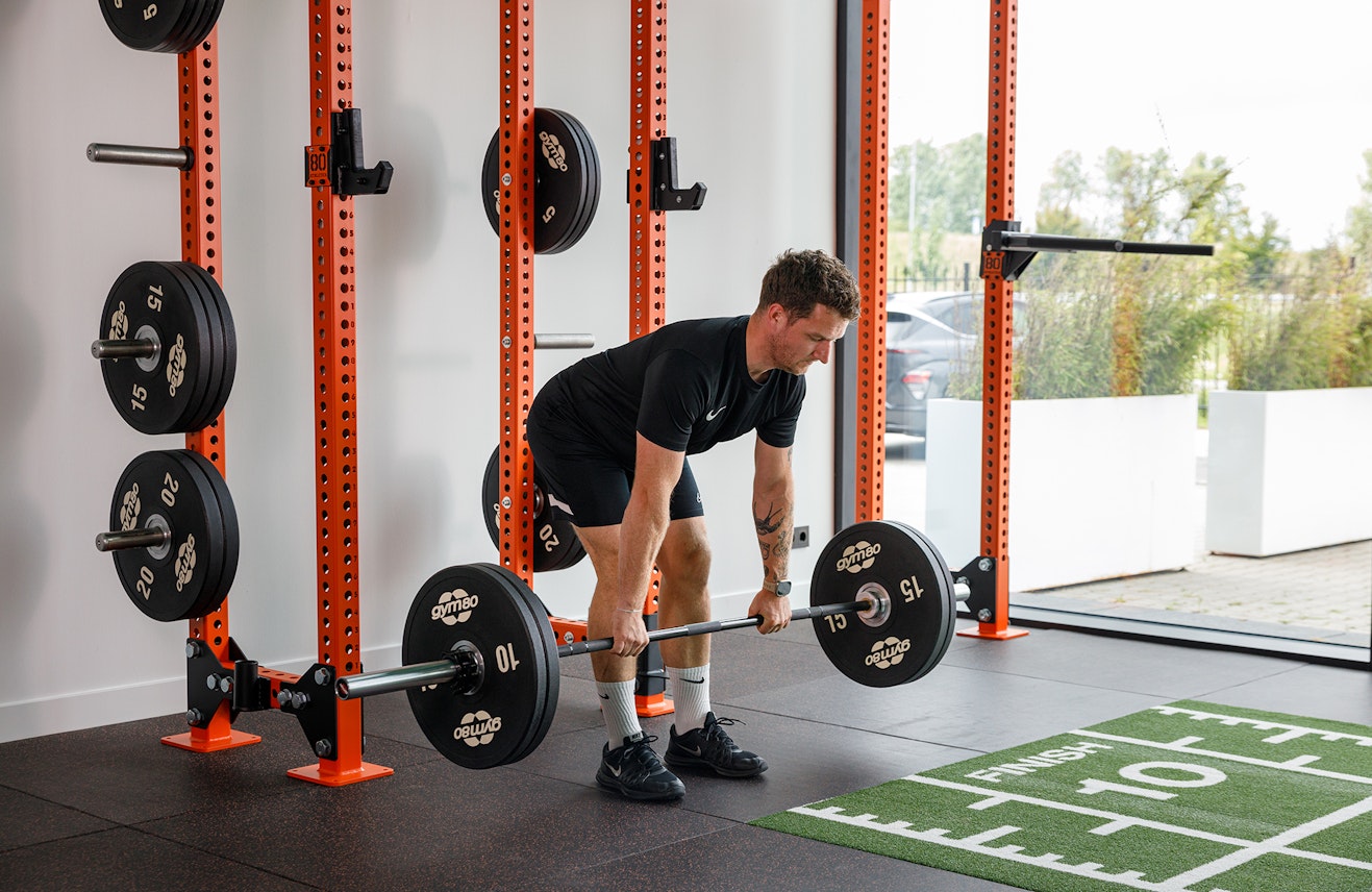 Laagste positie Romanian deadlift